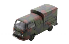 Schuco 451350006 - 1:35 - VW T2 DK Bundeswehr mit Flecktarnung